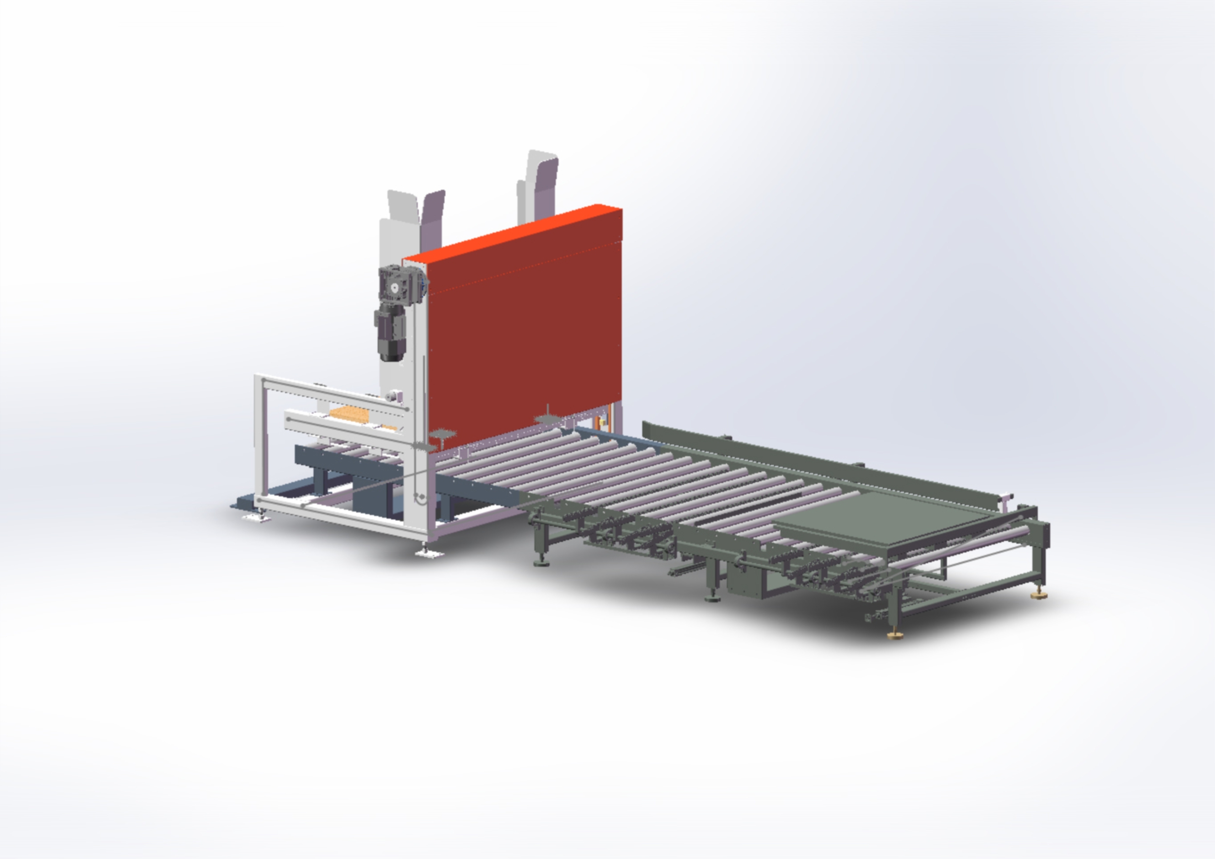 Alimentador automático de paletas para prensa de impresión de metal