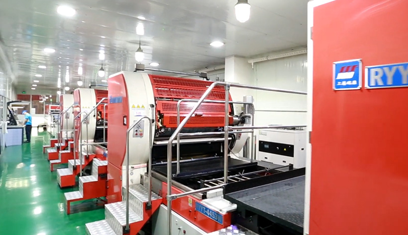 Rendimiento técnico principal de la máquina de impresión multicolor de la serie 453 RYYT